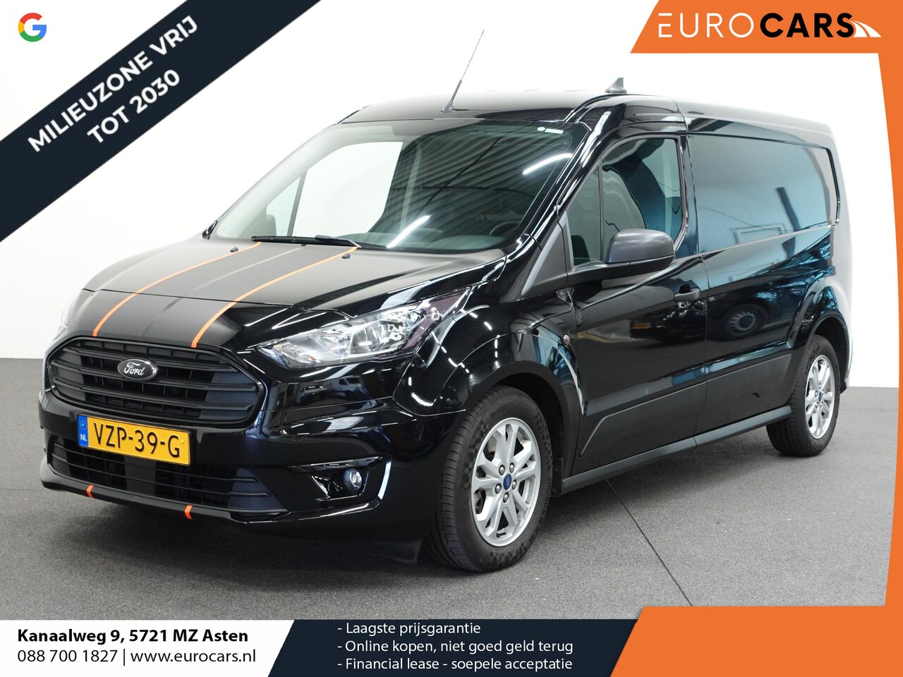 Ford Transit Connect - 100pk Automaat L2 Navigatie Camera Trekhaak Cruise control Parkeersensoren 3-Zits - AutoWereld.nl