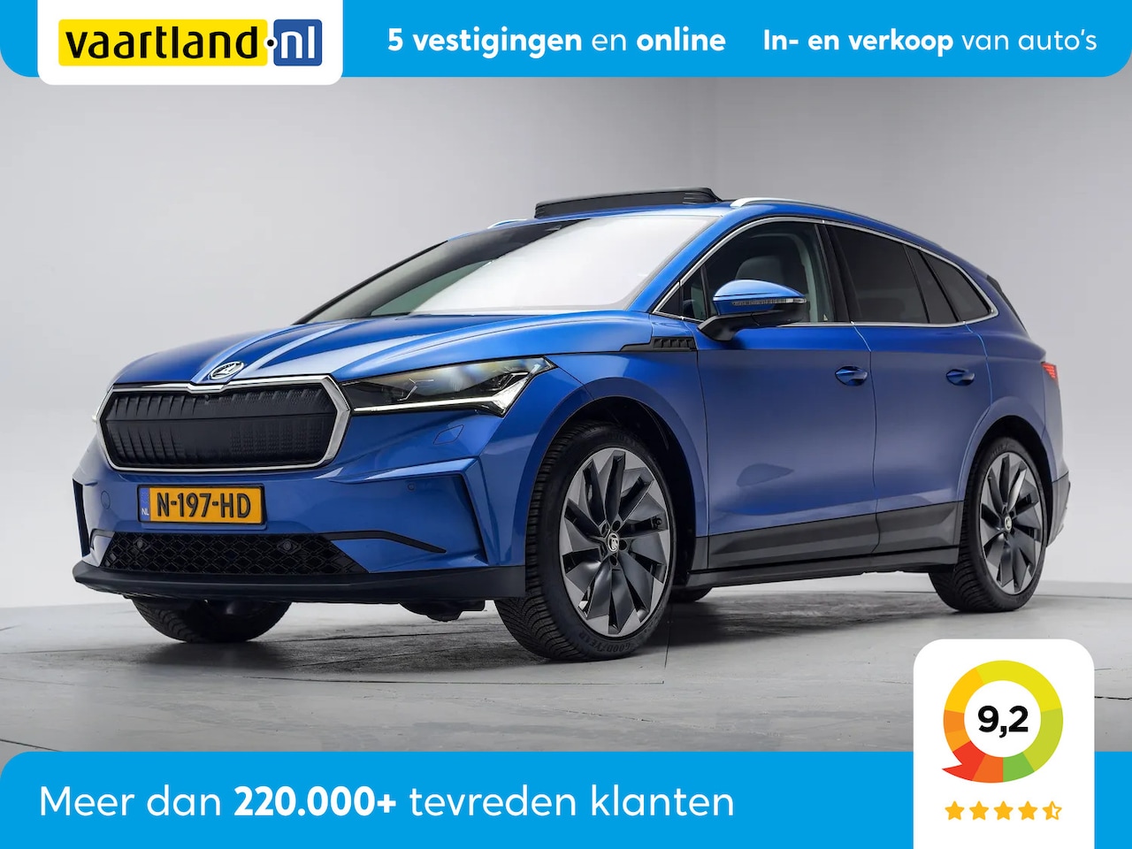 Skoda Enyaq iV - 80 [ Panorama LED Navi Stoelverwarming ] - AutoWereld.nl