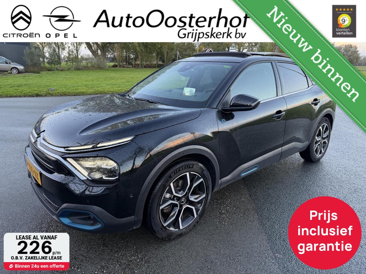 Citroën Ë-C4 - Shine 50 kWh + Pano All-in prijs - AutoWereld.nl