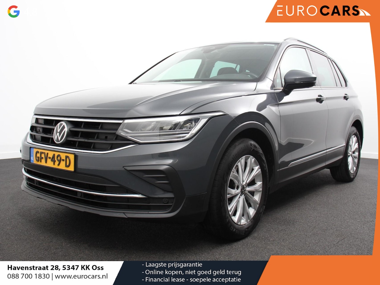 Volkswagen Tiguan - 1.5 TSI DSG 150pk Life | Navigatie | Apple Carplay/Android Auto | Parkeersensoren | Adapti - AutoWereld.nl