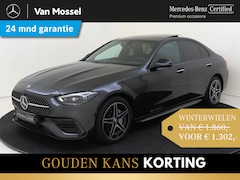 Mercedes-Benz C-klasse - 300 e Business Solution AMG / Premium Plus/ Panoramadak/ Night/ Head Up/ Burmester 3D/ Sto