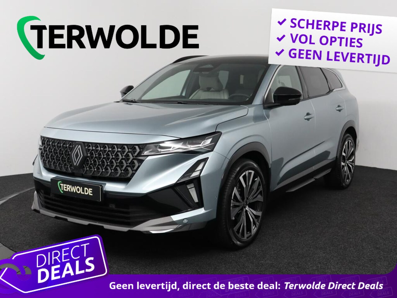 Renault Espace - iconic full hybrid E-Tech 200 - 5 zitplaatsen | pack vision | pack light & sound | - AutoWereld.nl