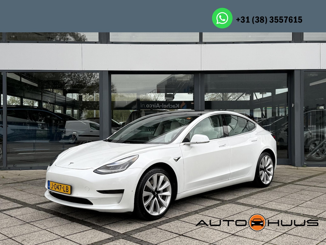 Tesla Model 3 - Range Plus RWD | Autopilot | Panorama | Wit Leder | - AutoWereld.nl