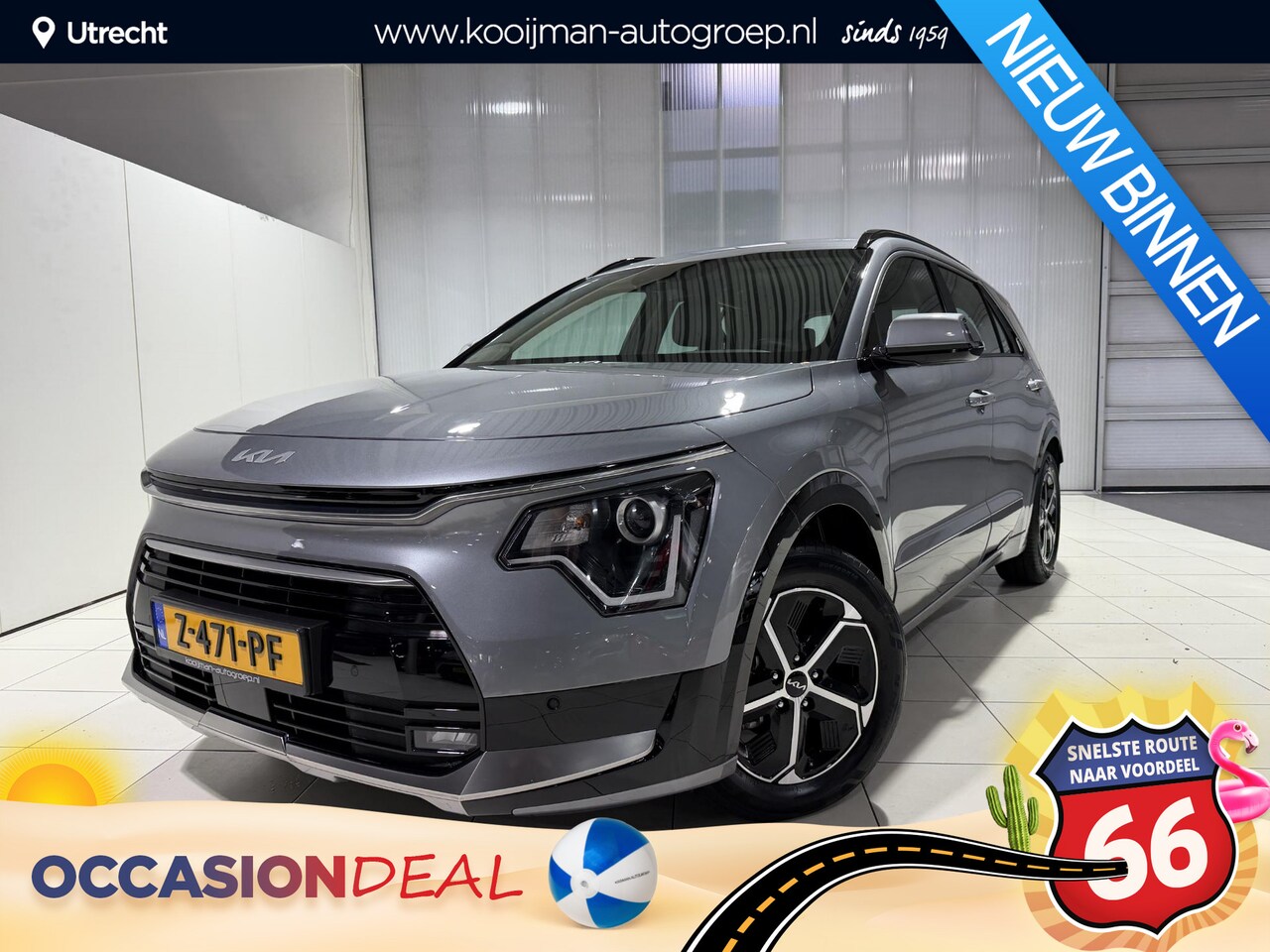 Kia Niro - 1.6 GDi Hybrid DynamicLine Trekhaak, Apple Carplay/Android Auto, Navigatie, Camera - AutoWereld.nl