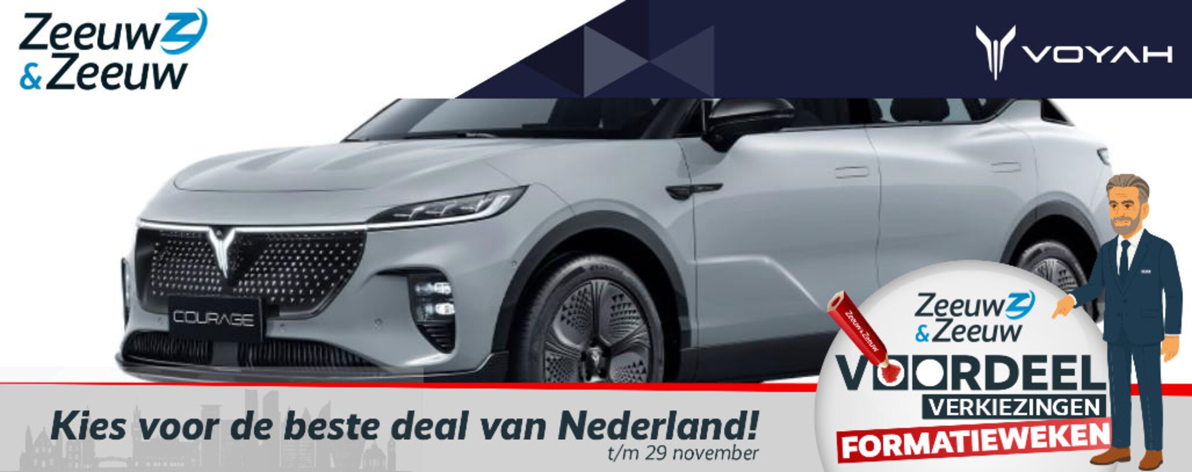 Voyah Courage - Business Edition 80 kWh | Nieuw model | Full option | Open dak | Stoelkoeling, verwarming, - AutoWereld.nl