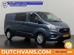 Ford Transit Custom - 2.0TDCI 130PK Limited Dubbele Cabine | 2xSchuifdeur | Navigatie | Camera | Betimmering | A