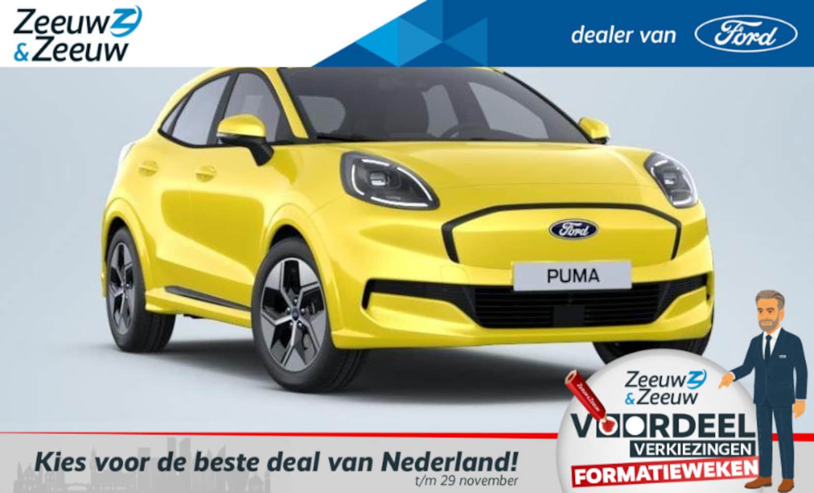 Ford Puma Gen-E - 44 kWh | Vanaf Nu Te Bestellen | 376 KM WLTP | Vanaf €33.495,- | €2000,- Actie Korting | - AutoWereld.nl