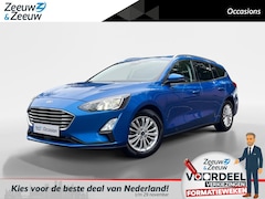 Ford Focus Wagon - 1.0 EcoBoost Hybrid Titanium X Business El. Trekhaak | Camera | Privacy Glass | LED | Crui