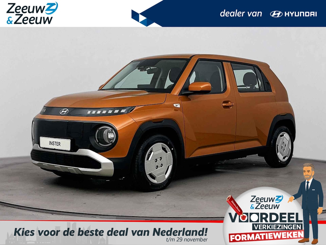 Hyundai Inster - 49 kWh / E-Motion | RUIM €3.000,- KORTING! | DIVERSE KLEUREN |PRIVATE LEASE V.A. 269,- - AutoWereld.nl