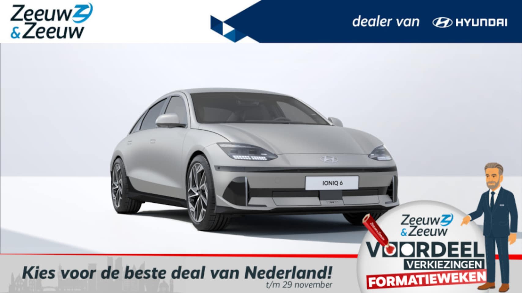 Hyundai IONIQ 6 - Lounge 77.4 kWh | ACTIE!! | OP=OP - AutoWereld.nl