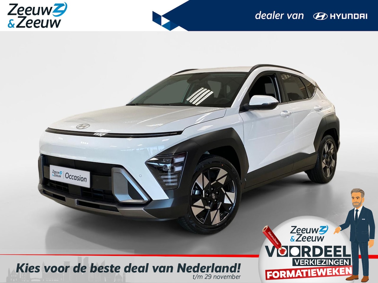 Hyundai Kona - 1.6 HYBRID | COMFORT SMART | €1500,- SMARTBONUS | DIVERSE KLEUREN LEVERBAAR | - AutoWereld.nl