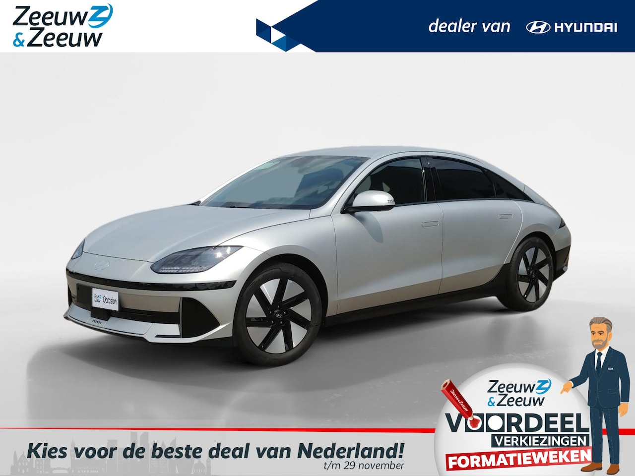 Hyundai IONIQ 6 - Connect AWD 77.4 kWh | Van € 60.689, nu voor € 44.995 | - AutoWereld.nl