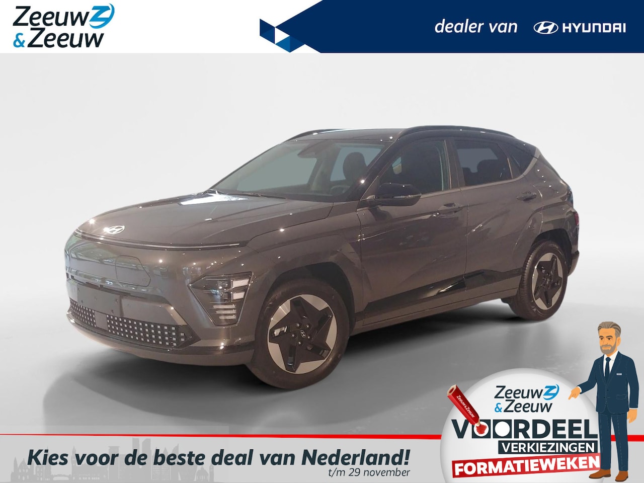 Hyundai Kona Electric - Comfort Smart 64.8 kWh | Z&Z Top Deal | Van € 45.479, nu voor € 41.479 | - AutoWereld.nl
