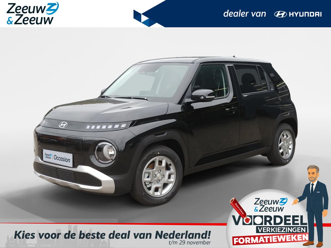 Hyundai Inster - Pulse 49 kWh + Winterpack | Z&Z Top Deal | Van € 28.900, nu voor € 25.900 | - AutoWereld.nl