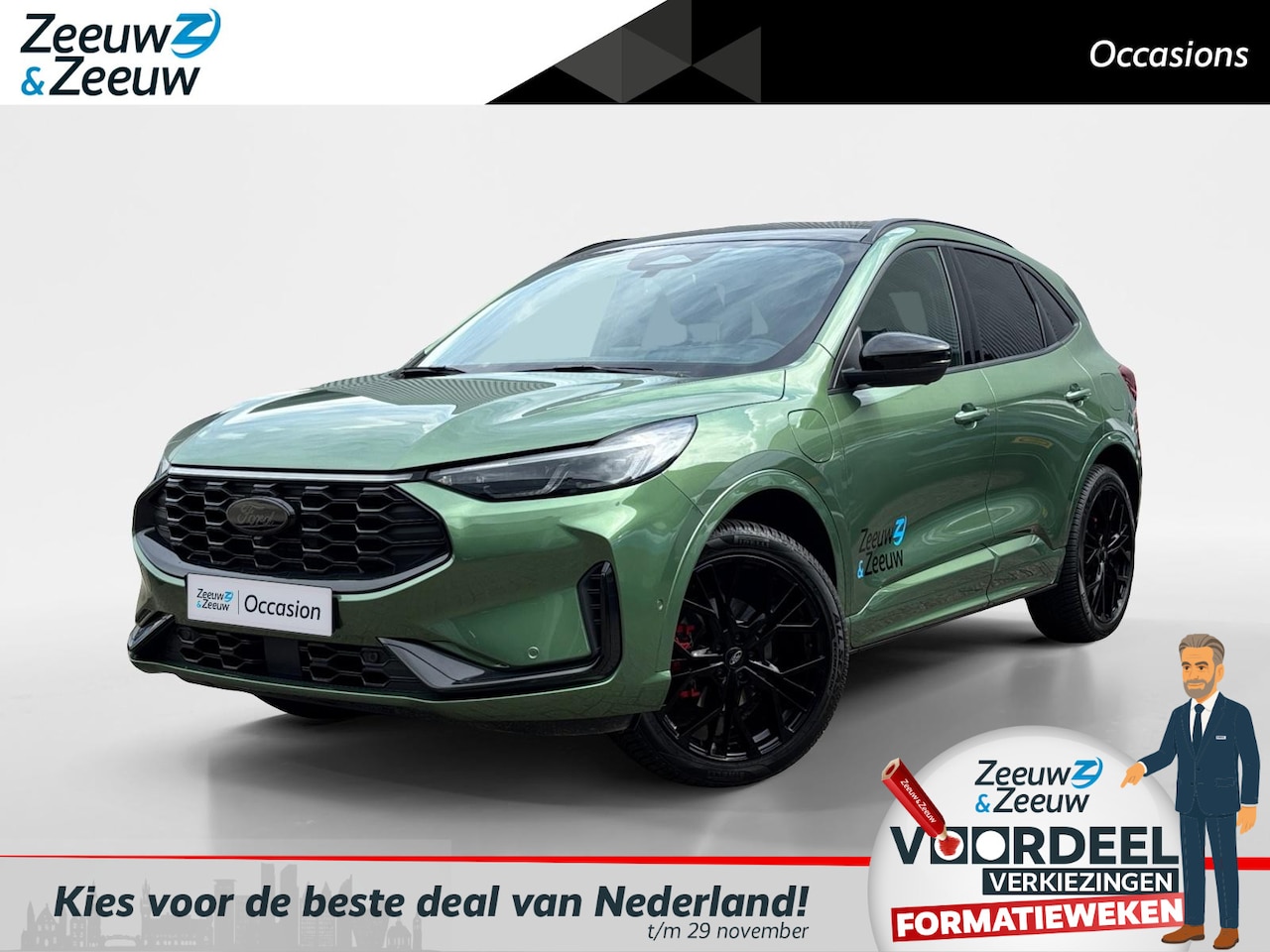 Ford Kuga - 2.5 PHEV ST-Line X | Elektrisch Panoramadak | Elektrische wegklapbare Trekhaak | LED Matri - AutoWereld.nl