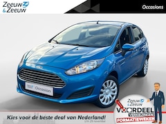 Ford Fiesta - 1.0 Style | Zeer goed onderhouden | Airco | Dakdragers | incl Winterset | Navigatie | Blue