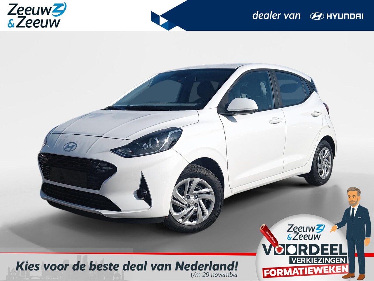 Hyundai i10 - 1.0 Premium MY25 RIJKLAAR NU 21.500,- | DIRECT RIJDEN | BOUWJAAR 2025! - AutoWereld.nl