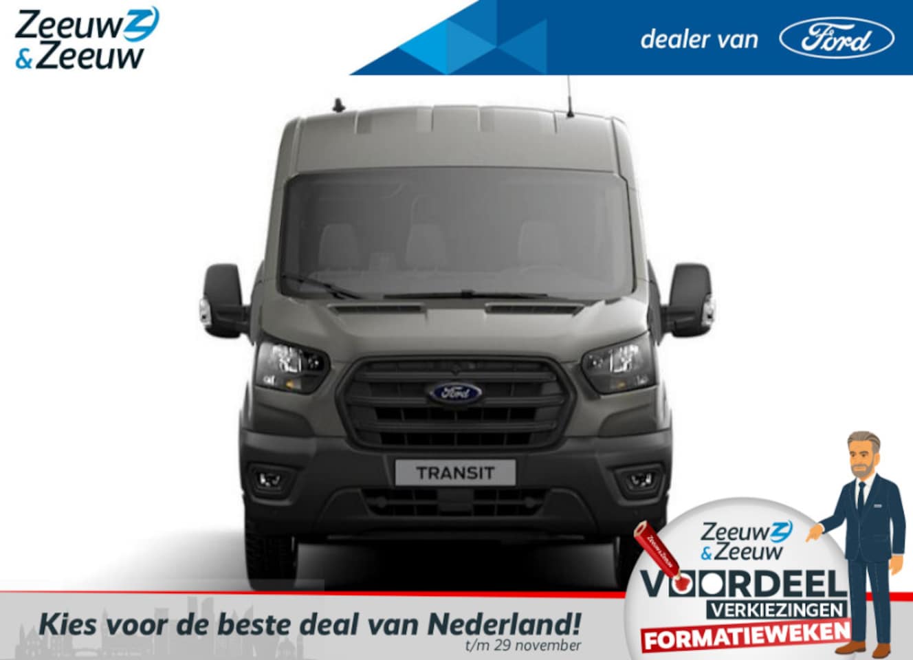 Ford Transit - 350 2.0 TDCI L2H2 Trend 165 pk AUTOMAAT | 17x Snel leverbaar | BPM-VRIJ | Verkrijgbaar in - AutoWereld.nl
