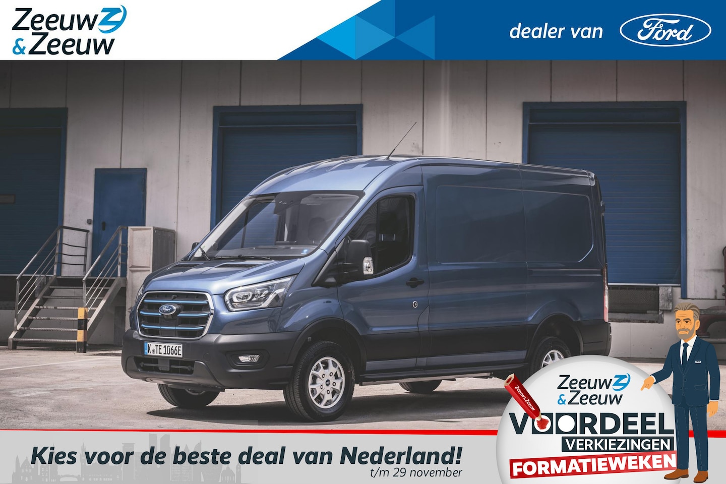 Ford E-Transit - 350 L2H2 Trend 68 kWh | TE BESTELLEN | Nu 0,99% op Financial Lease | Apple Car Play / Andr - AutoWereld.nl