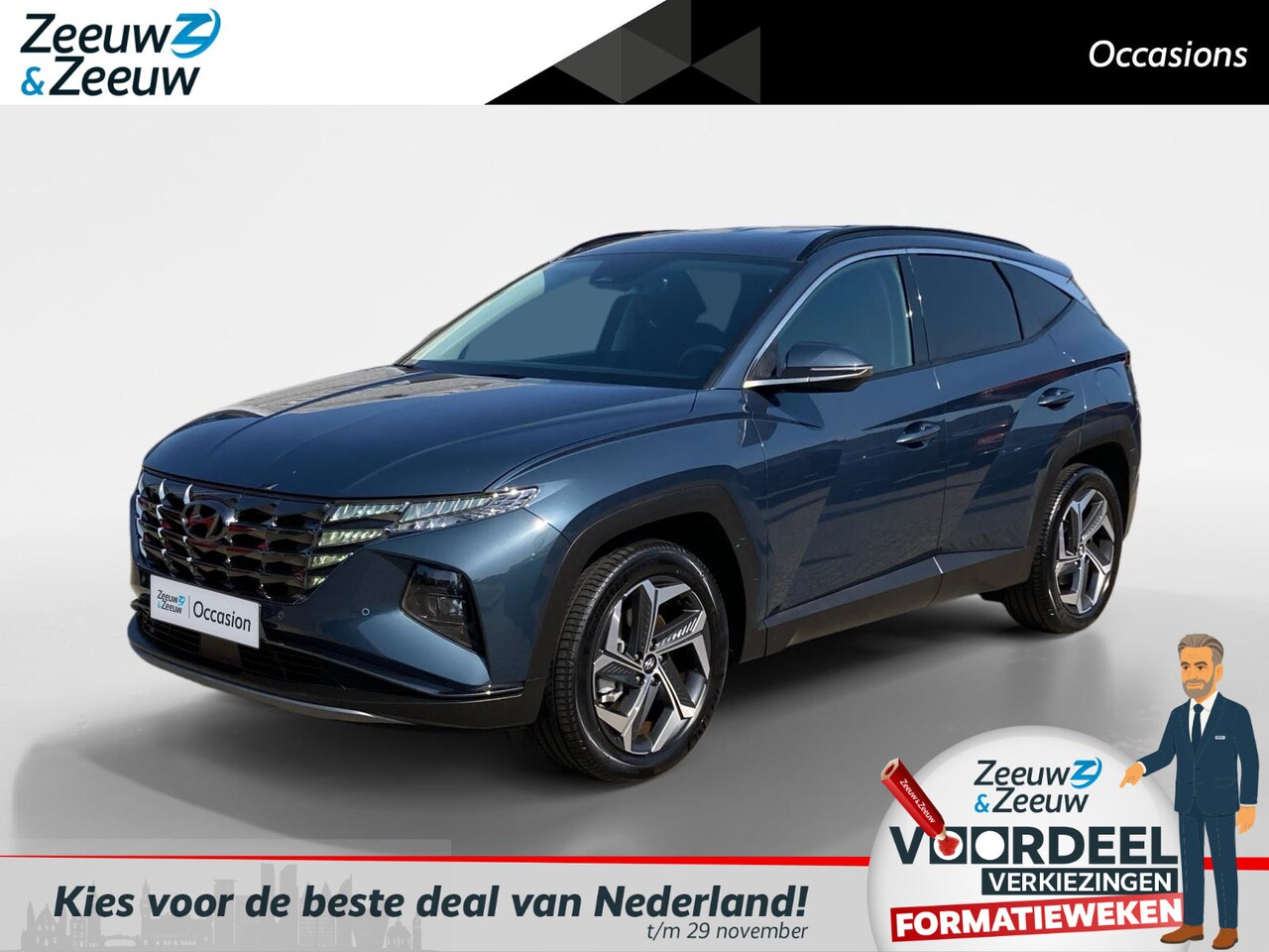 Hyundai Tucson - 1.6 T-GDI PHEV Comfort Smart 4WD | Navi | Stoelverwarming | Camera - AutoWereld.nl
