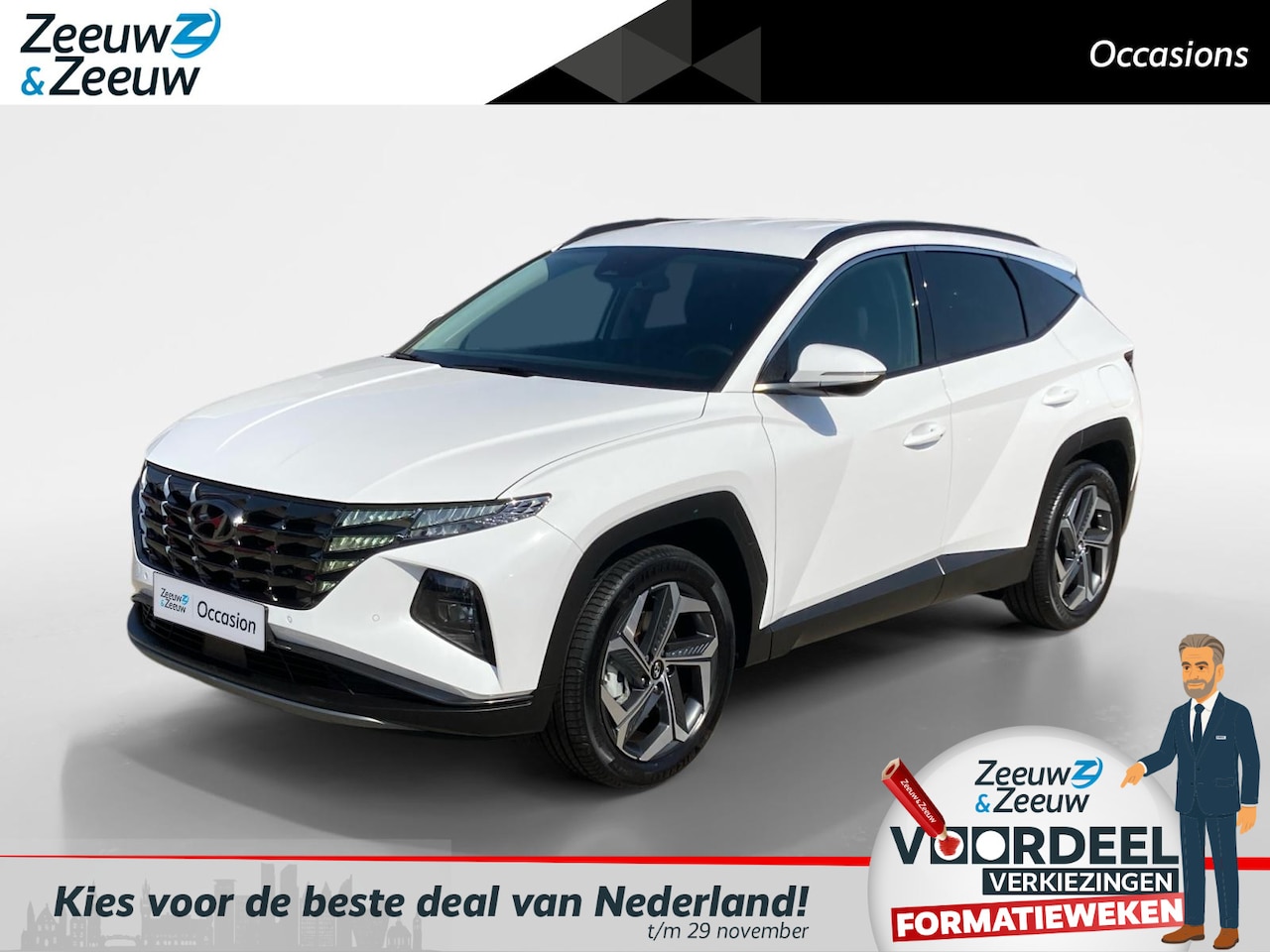 Hyundai Tucson - 1.6 T-GDI PHEV Comfort Smart 4WD | Perfecte staat! | Navi | Stoelverwarming - AutoWereld.nl