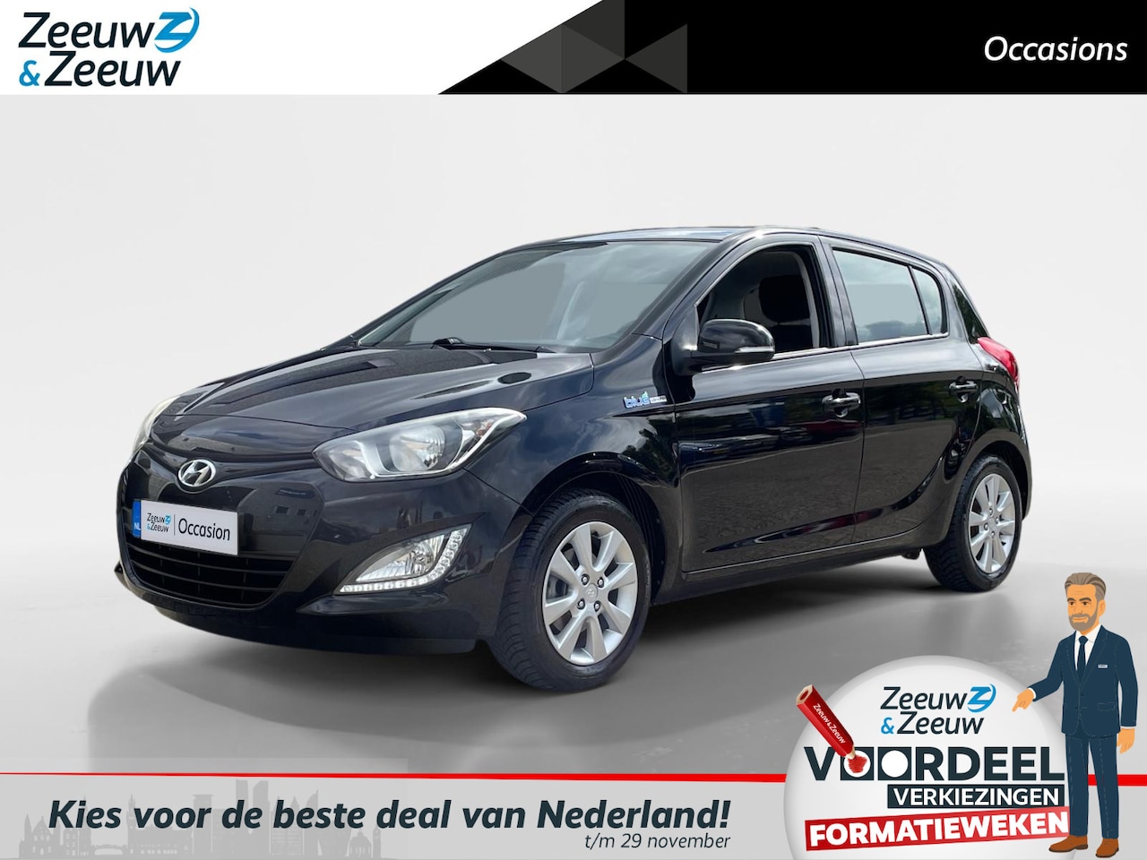Hyundai i20 - 1.2i i-Deal | Unieke KM Stand! | Airco | - AutoWereld.nl