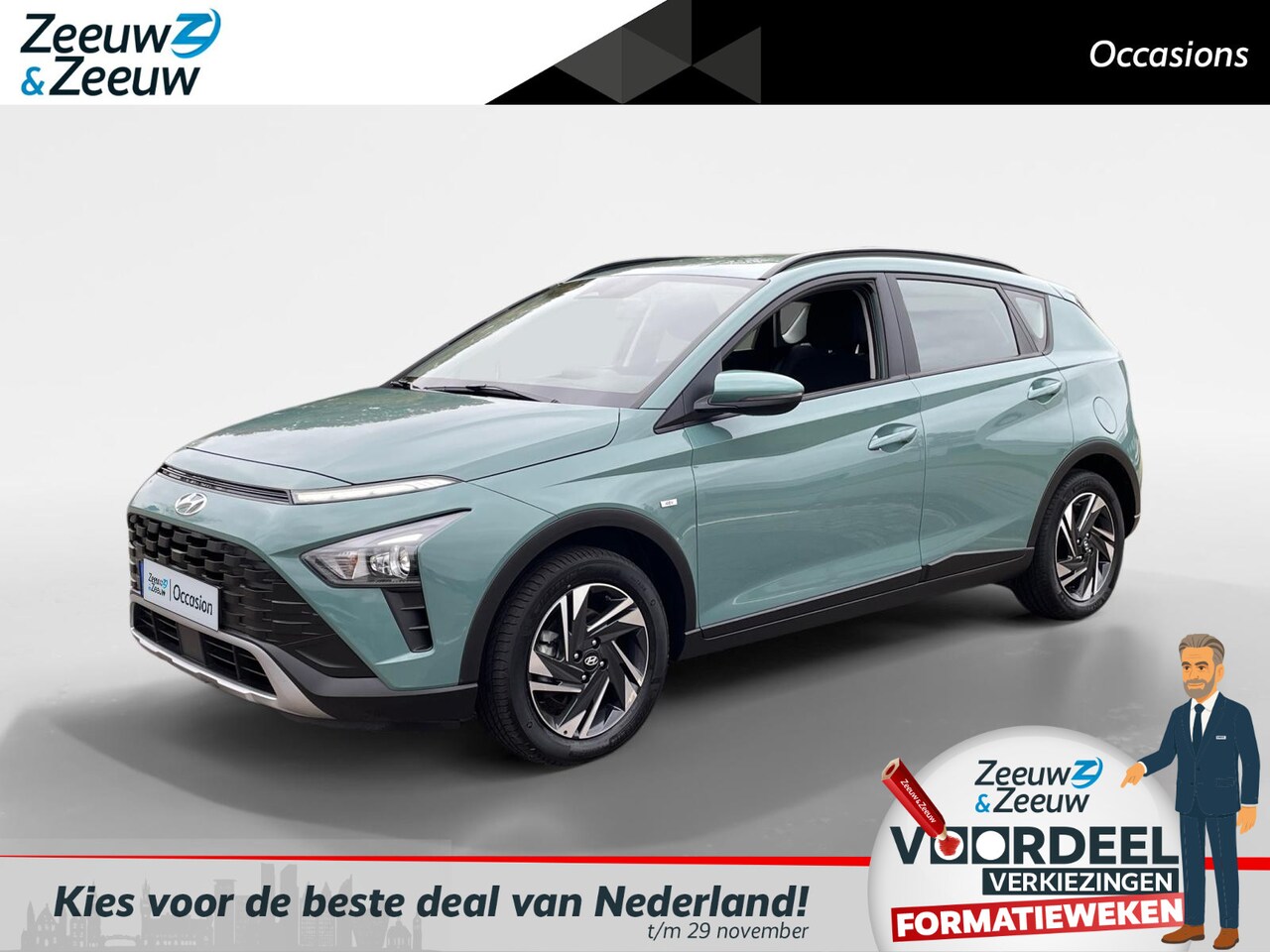 Hyundai Bayon - 1.0 T-GDI Comfort Smart | Automaat! | Navi | Climate control - AutoWereld.nl