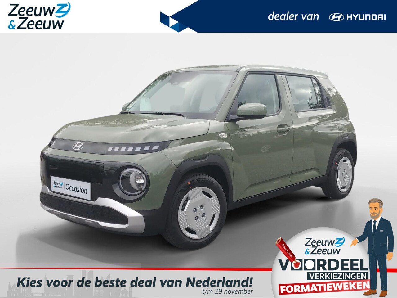 Hyundai Inster - E-Motion 42 kWh | BEPERKTE VOORRAAD!| Van € 25.189, nu voor € 21.900 | - AutoWereld.nl