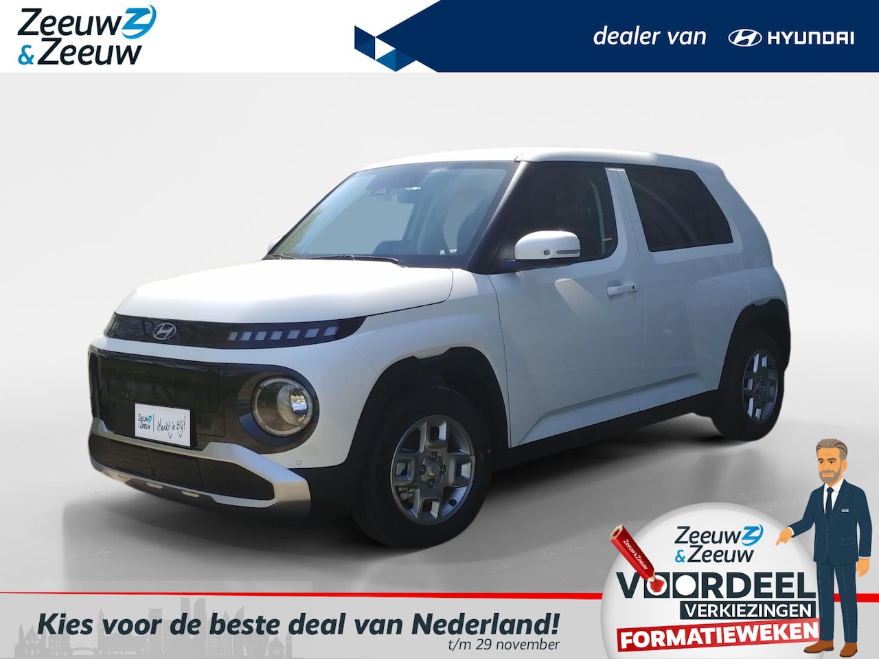 Hyundai Inster - Pulse 49 kWh+ WTR PACK RIJKLAAR 25.900,- | Private lease vanaf 325 ,- PM |BEPERKTE VOORRAA - AutoWereld.nl
