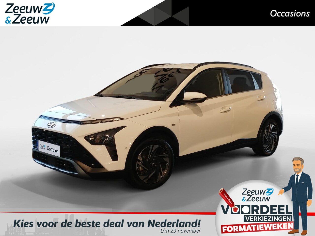 Hyundai Bayon - 1.0 T-GDI Premium | Stoel-/stuurwielverwarming | Navigatie | Keyless entry | Supercompleet - AutoWereld.nl