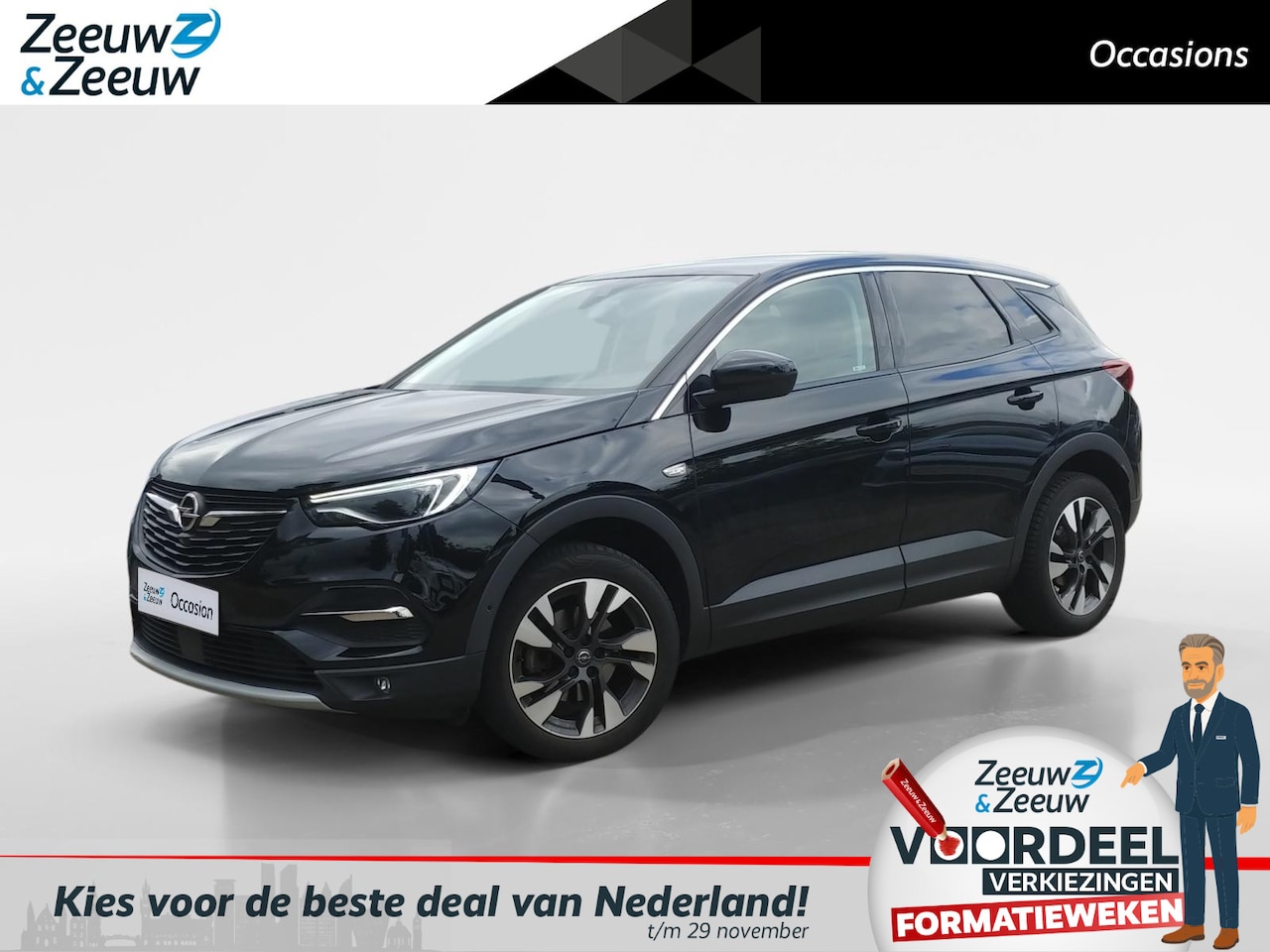 Opel Grandland X - 1.2 Turbo Business Executive Automaat - AutoWereld.nl
