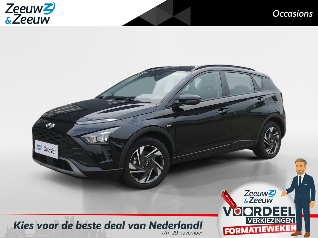 Hyundai Bayon - 1.0 T-GDI Comfort Smart Automaat | Navigatie | Camera | Cruise control | Airco | - AutoWereld.nl