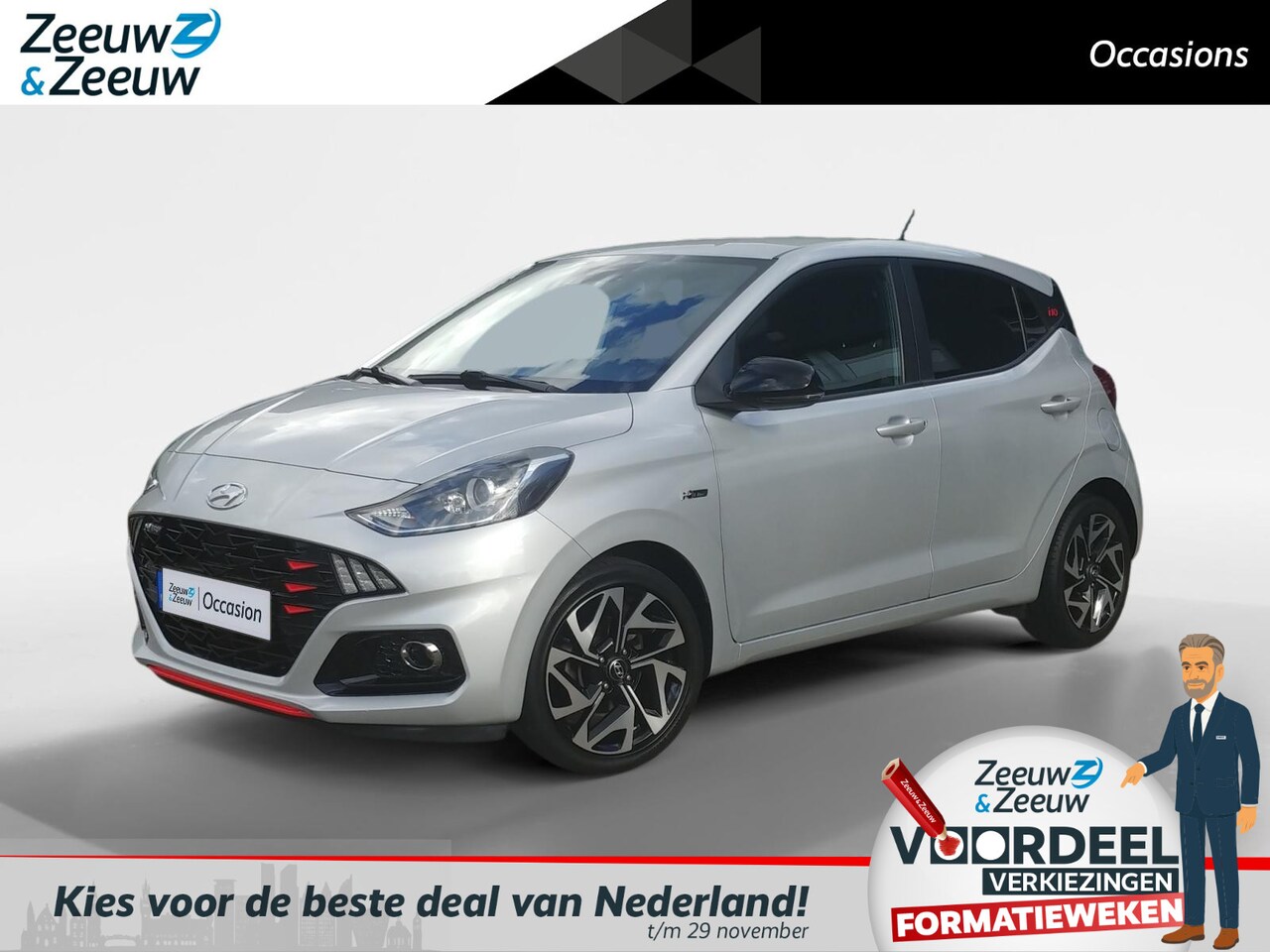 Hyundai i10 - 1.0 T-GDI N Line 5-zits | 100 PK | Full Option| 1e eigenaar | NL auto | - AutoWereld.nl