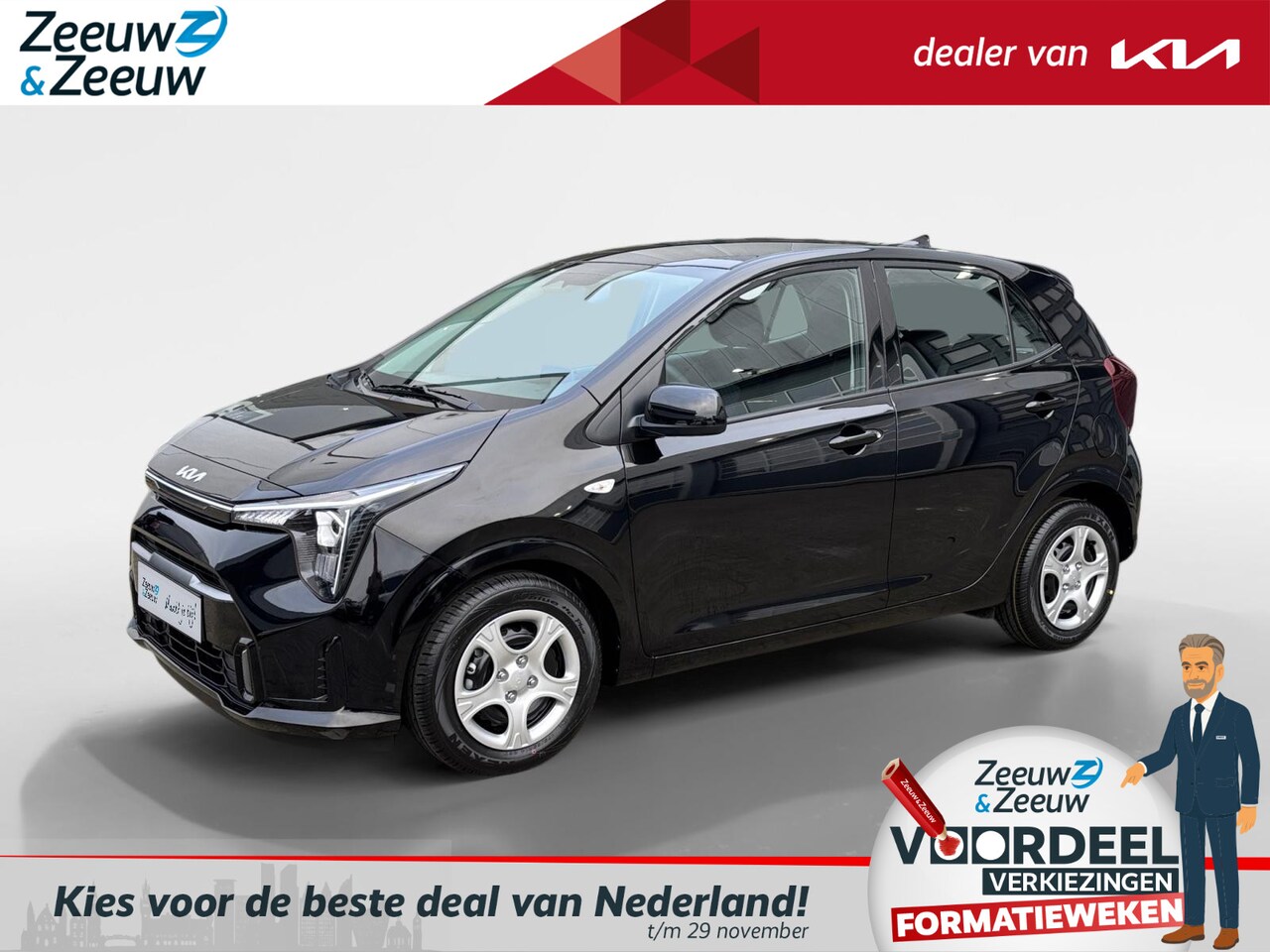 Kia Picanto - 1.0 GDi DynamicLine | Enkele kleuren op voorraad bel voor info | € 1.250,- Inruilpremie - AutoWereld.nl