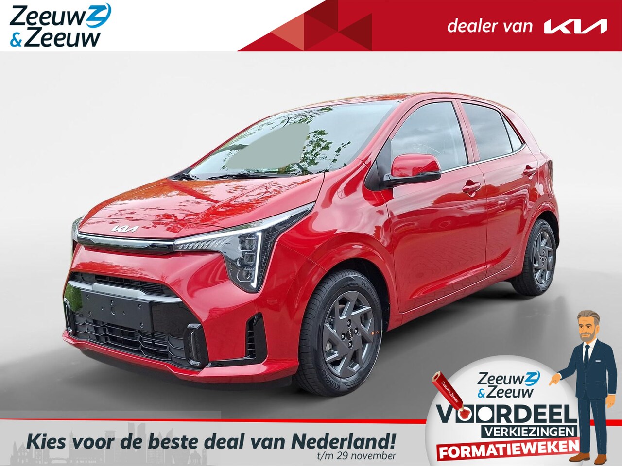 Kia Picanto - 1.0 GDi DynamicPlusLine | Enkele kleuren op voorraad bel voor info | € 1.250,- Inruilpremi - AutoWereld.nl