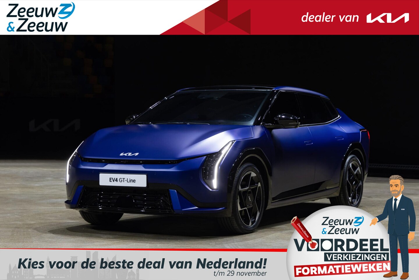 Kia EV4 Fastback - GT-Line 81.4 kWh GT-Line 81.4 kWh - AutoWereld.nl