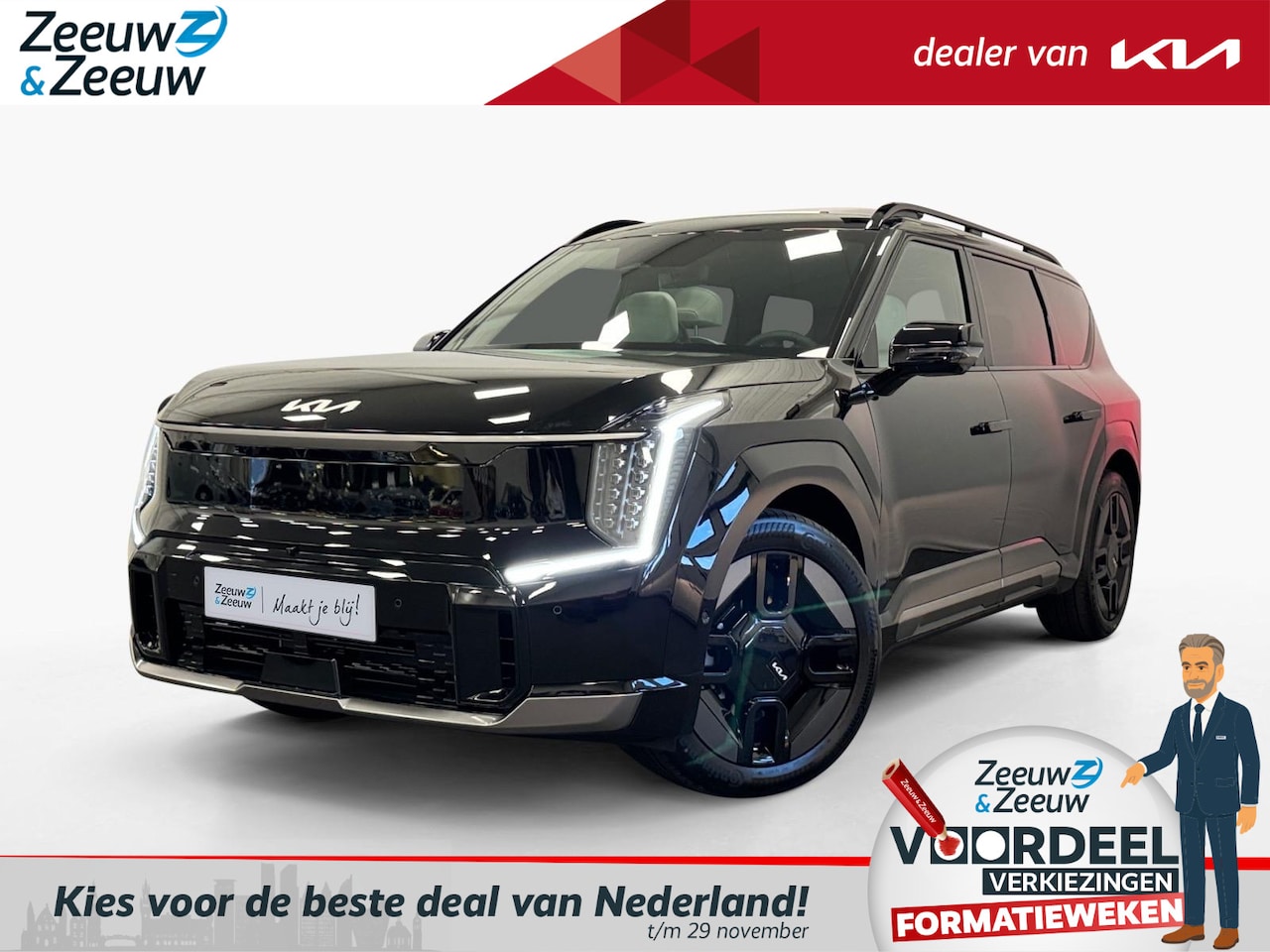 Kia EV9 - GT-Line AWD 6p. 99.8 kWh Nu te bestellen| € 4.000 korting | €700 korting op laadpaal | Pri - AutoWereld.nl