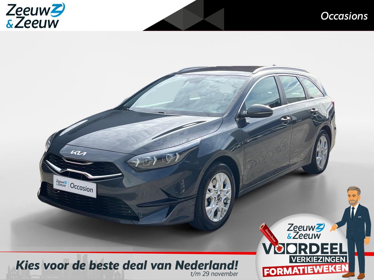Kia Cee'd Sportswagon - Ceed 1.0 T-GDi DynamicLine | Navi | Apple Carplay / Android Auto | Cruise Control | Parkee - AutoWereld.nl