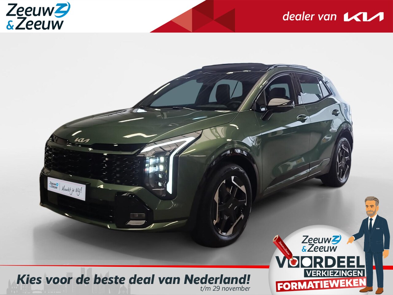 Kia Sportage - 1.6 T-GDi AT6 Hybrid GT-Line | NIEUWE SPORTAGE | 239 PK | 1510Kg trekgewicht | NU €2000,- - AutoWereld.nl