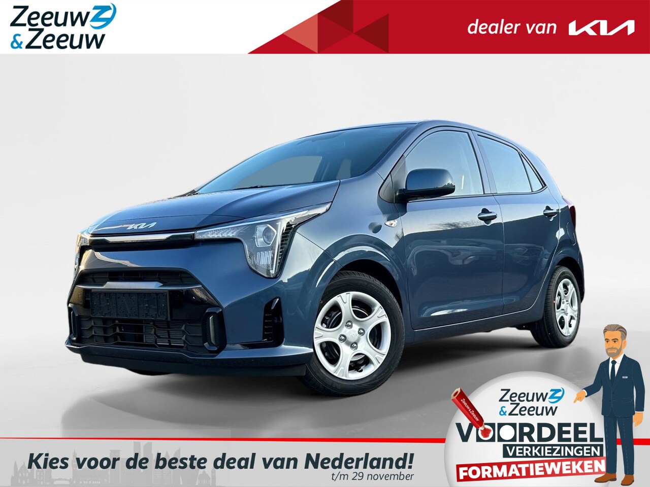 Kia Picanto - 1.0 GDi DynamicLine | Enkele kleuren op voorraad bel voor info | € 1.250,- Inruilpremie - AutoWereld.nl