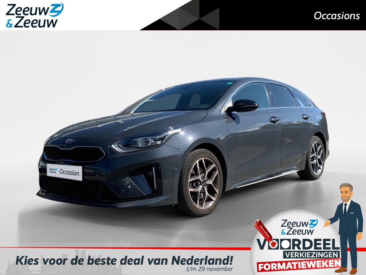 Kia Pro cee'd - 1.5 T-GDI GT-Line | Stoel + Stuur verwarming | Navigatie | GT-Line bekleding | Keyless |Cl - AutoWereld.nl