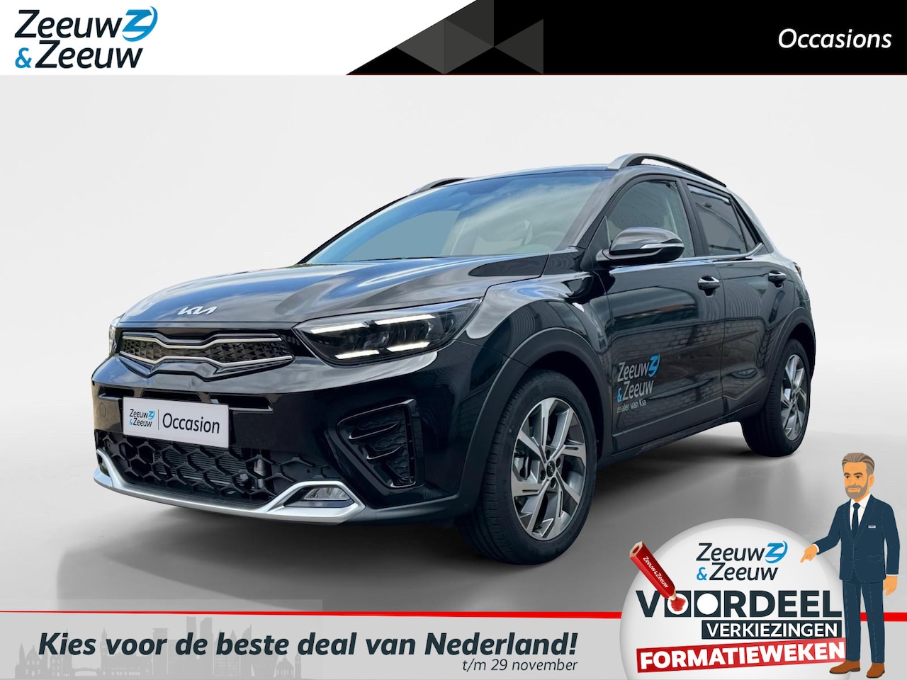 Kia Stonic - 1.0 T-GDi MHEV GT-Line Climate control | LM-velgen | Keyless | Apple Carplay/Android Auto - AutoWereld.nl