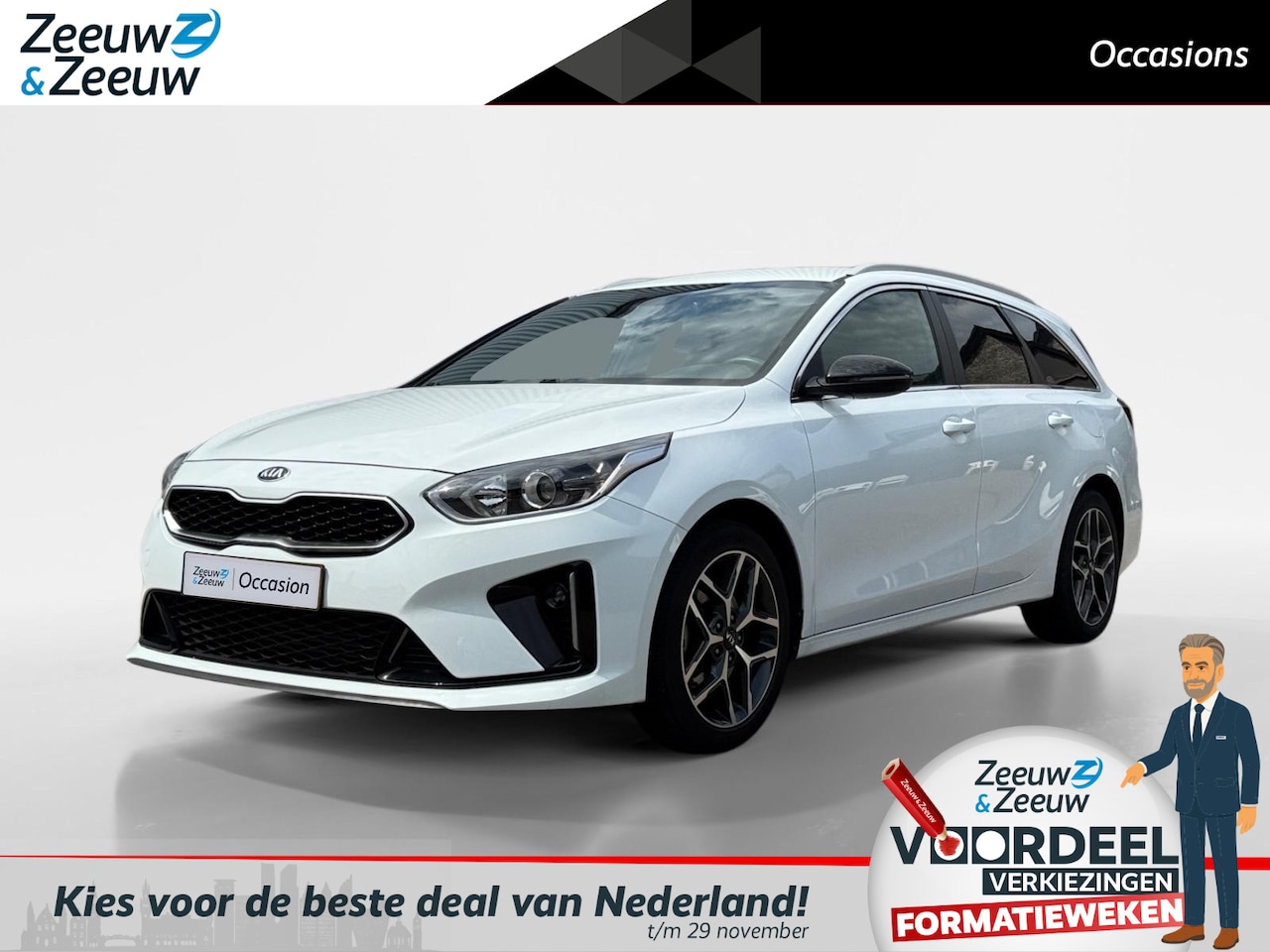Kia Cee'd Sportswagon - Ceed 1.0 T-GDi GT-Line Edition | Climate control | Cruise control | Navigatie | Parkeercam - AutoWereld.nl