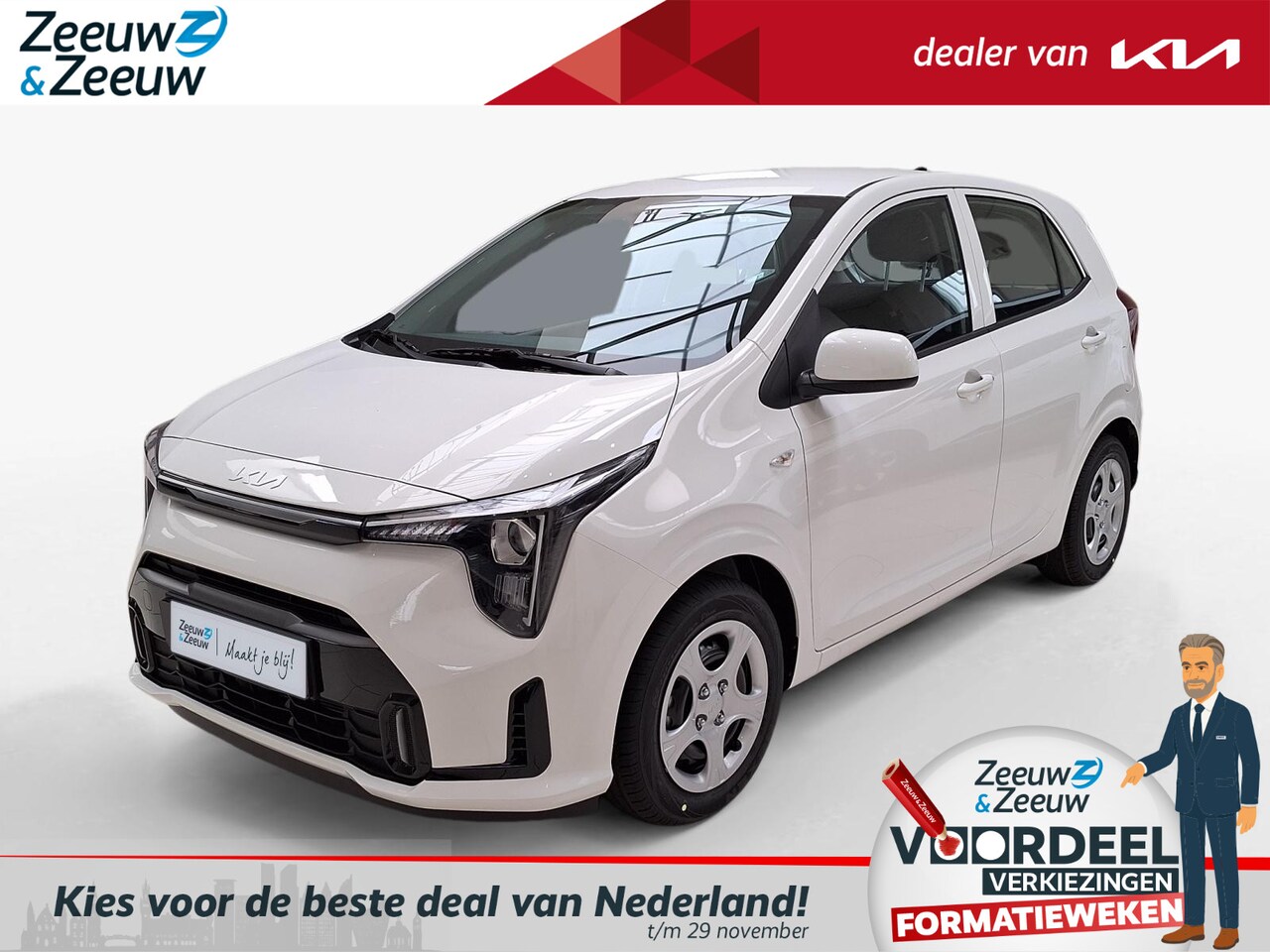 Kia Picanto - 1.0 GDi DynamicLine | Enkele kleuren op voorraad bel voor info | € 1.250,- Inruilpremie - AutoWereld.nl
