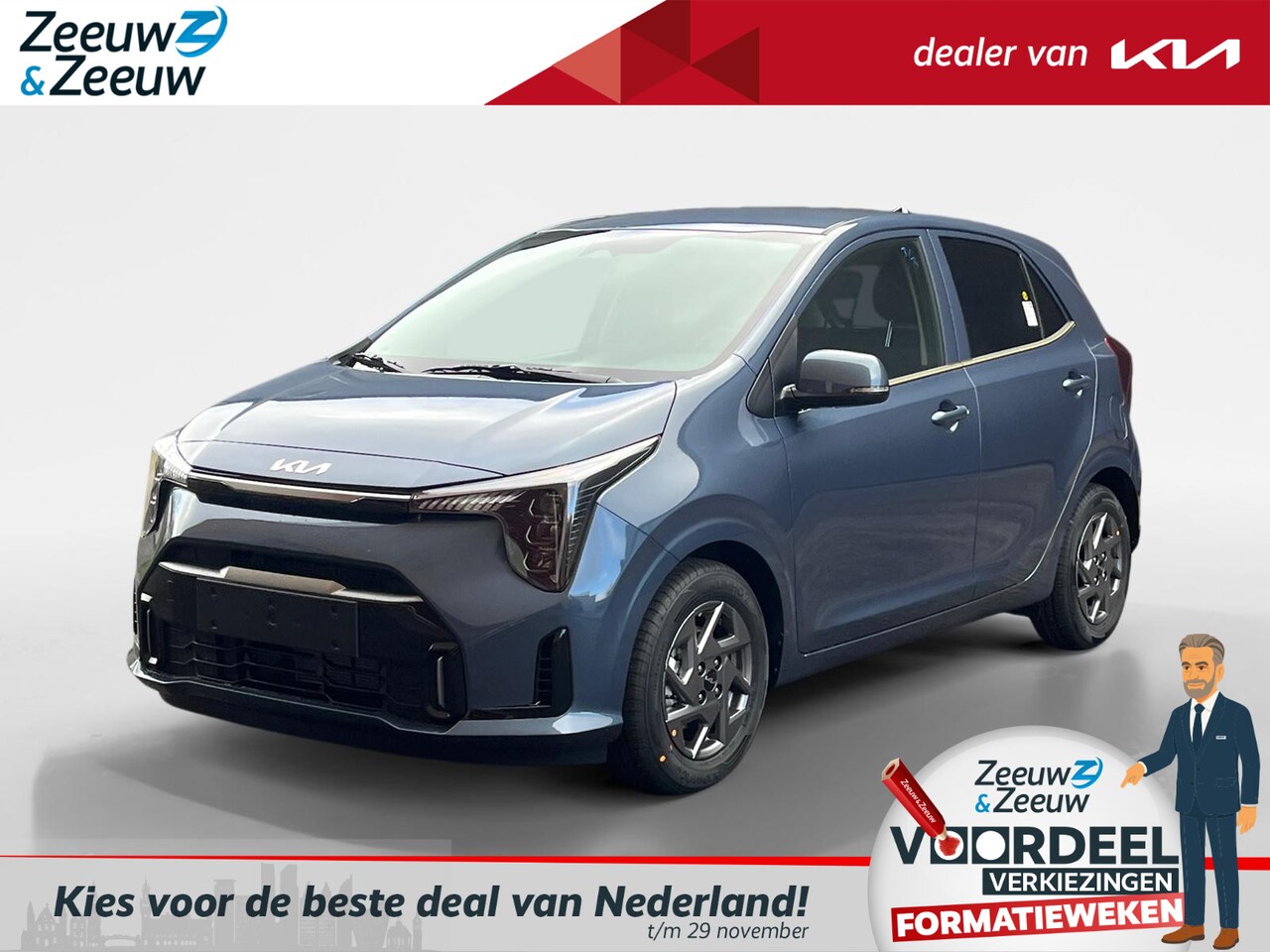 Kia Picanto - 1.0 DPI DynamicPlusLine | Enkele kleuren op voorraad bel voor info | € 1.250,- Inruilpremi - AutoWereld.nl