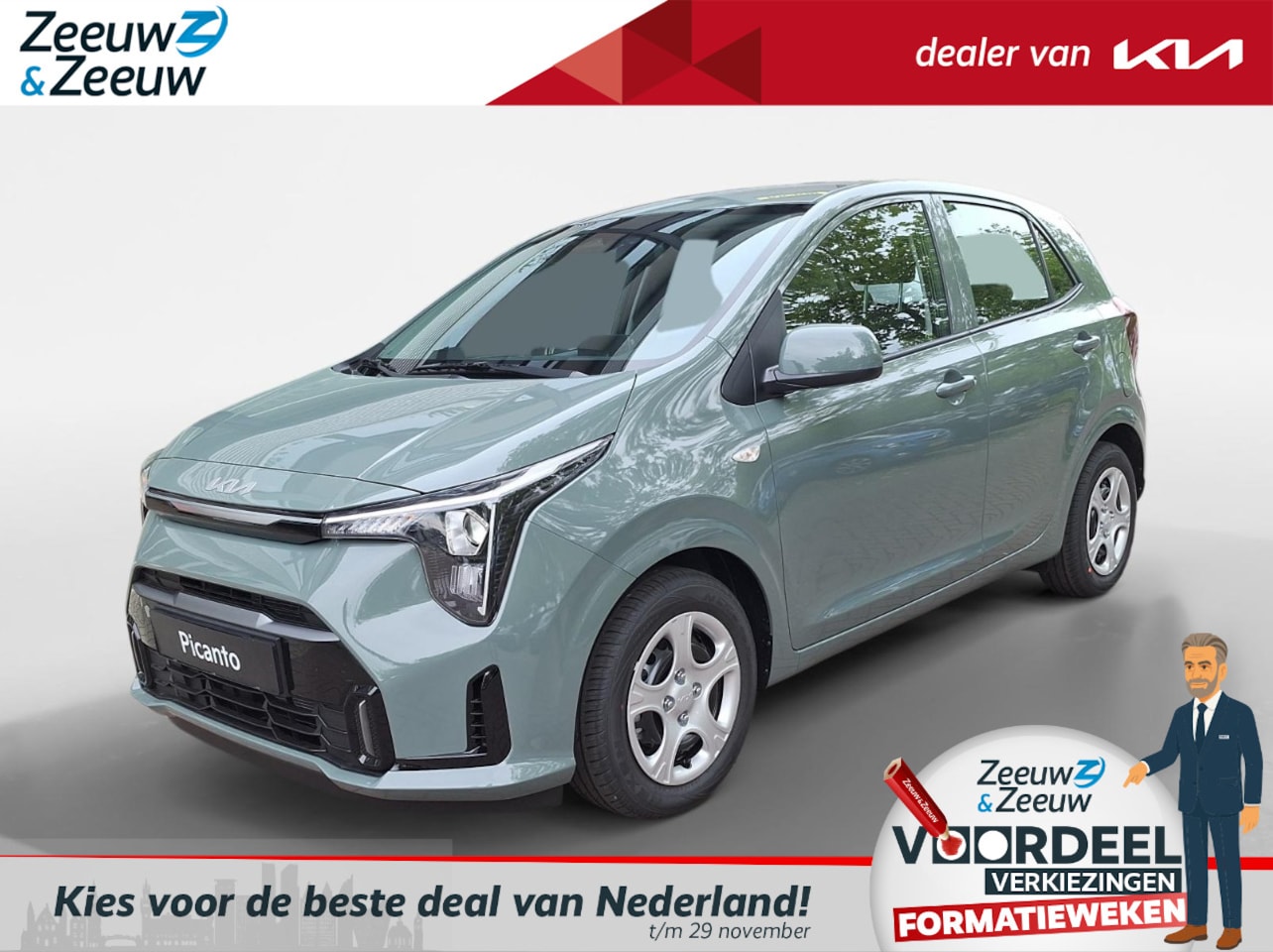 Kia Picanto - 1.0 GDi DynamicLine | Enkele kleuren op voorraad bel voor info | € 1.250,- Inruilpremie - AutoWereld.nl