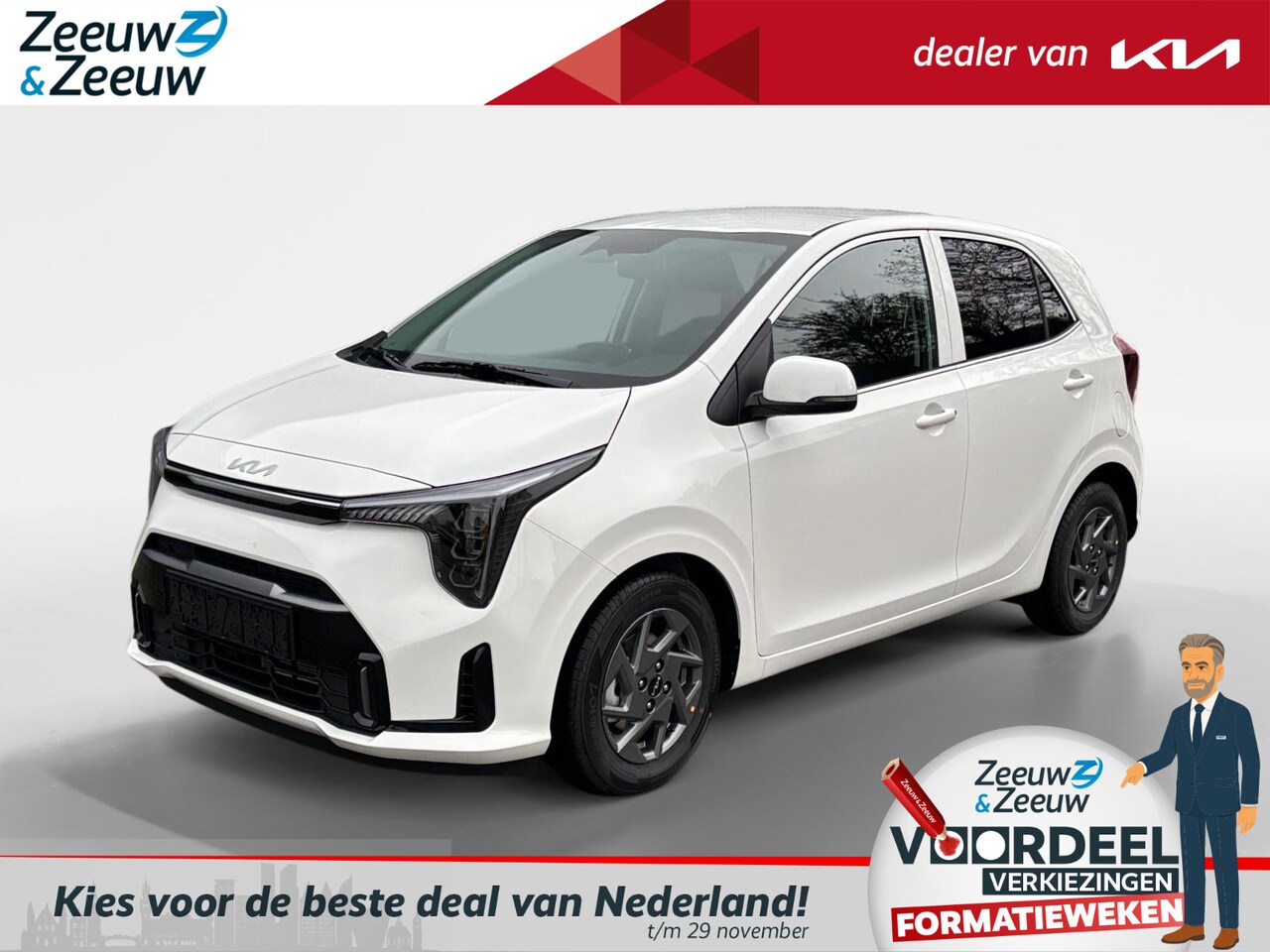 Kia Picanto - 1.0 DPI DynamicPlusLine | Enkele kleuren op voorraad bel voor info | € 1.250,- Inruilpremi - AutoWereld.nl