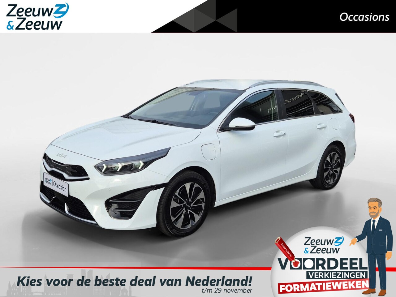 Kia Cee'd Sportswagon - Ceed 1.6 GDI PHEV DynamicLine | Climate Control | Navigatie | Camera | Apple Carplay/Andro - AutoWereld.nl