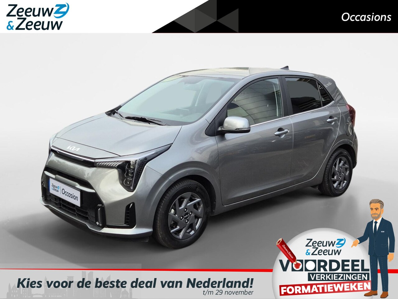 Kia Picanto - 1.0 DPI DynamicPlusLine | Airco | navi | Camera | LM Velgen | Privacy Glass | - AutoWereld.nl