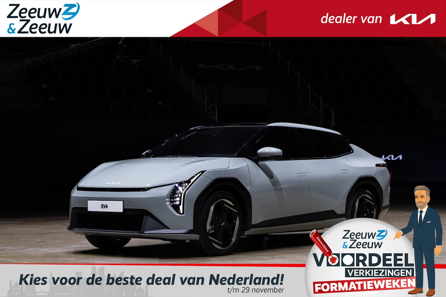 Kia EV4 Fastback - Plus 81.4 kWh | NIEUW MODEL | 633 km actieradius | NU €2000,- Korting | Bel voor info - AutoWereld.nl